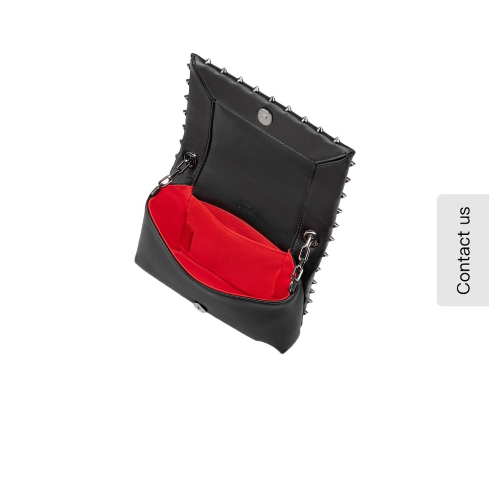 Christian Louboutin Black Studded Clutch - Picture 4 of 8